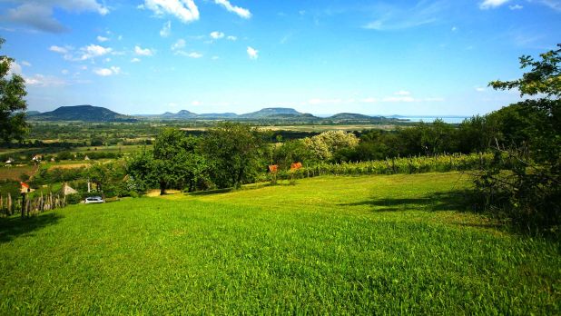 Pihenésre, kikapcsolódásra alkalmas tökéletes hely. Panoráma a Tapolcai-medencére és a Balatonra. Pihenésre, kikapcsolódásra alkalmas tökéletes hely. Panoráma a Tapolcai-medencére és a Balatonra.
